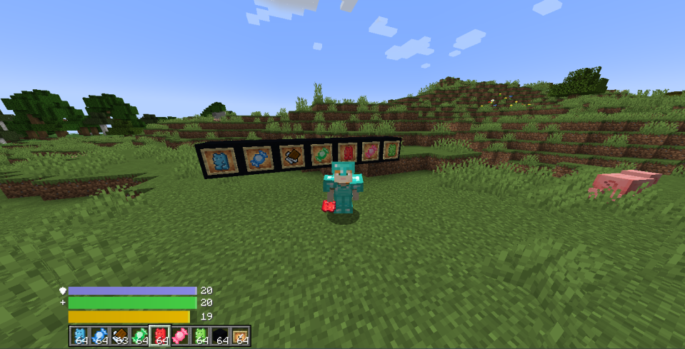 Captura del mod BattleRoyale HUD